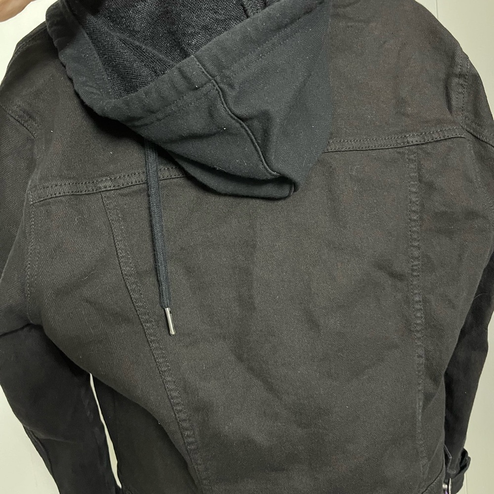Guess Stella black hooded denim jacket - Picture 8 of 12